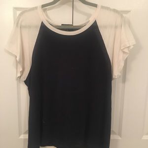 J. CREW short-sleeve baseball tee